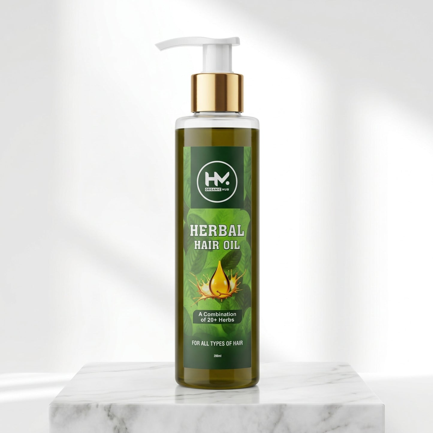 Herbal Hair Growth Oil for Strong, Thick & Healthy Hair